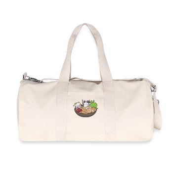Ramen Cats Kawaii - Recycled Canvas Sports Bag by Stanley/Stella - natural - Front