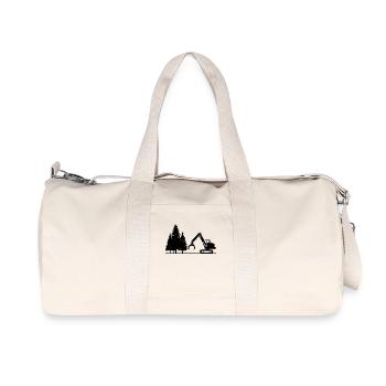Conception de la moissonneuse - Sac de sport en toile recyclée Stanley/Stella - blanc naturel - Devant