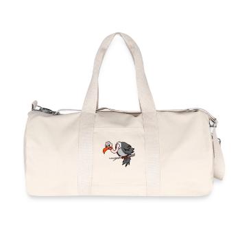 Geier - Recycelte Canvas-Sporttasche von Stanley/Stella - Naturweiß - Vorne