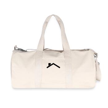 Haus Dach - Recycelte Canvas-Sporttasche von Stanley/Stella - Naturweiß - Vorne