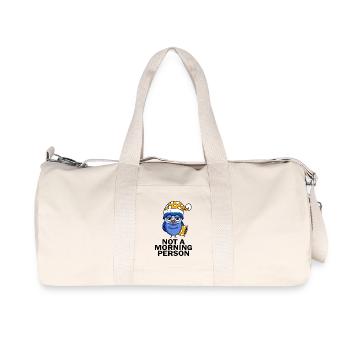 Early riser owl sleeping - Recycled Canvas Sports Bag by Stanley/Stella - natural - Front