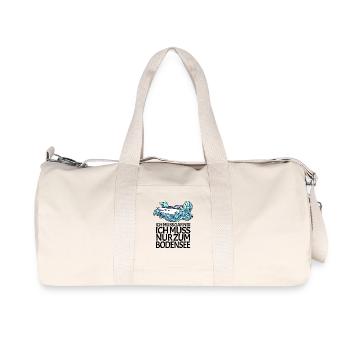 Bodensee - Recycelte Canvas-Sporttasche von Stanley/Stella - Naturweiß - Vorne