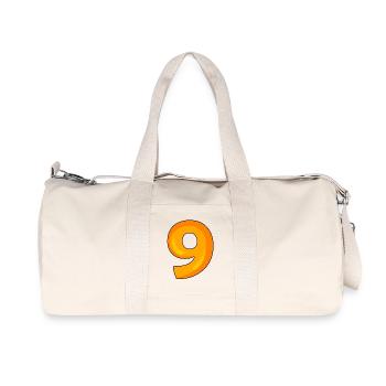 9 - Sac de sport en toile recyclée Stanley/Stella - blanc naturel - Devant