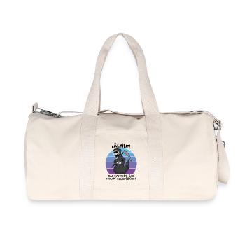 Sarkastisch provozierend Provokation - Recycelte Canvas-Sporttasche von Stanley/Stella - Naturweiß - Vorne