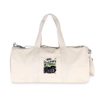 Kraz Truck RDA - Sac de sport en toile recyclée Stanley/Stella - blanc naturel - Devant