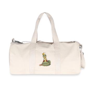 Schlange Krone - Recycelte Canvas-Sporttasche von Stanley/Stella - Naturweiß - Vorne