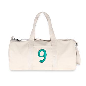 9 - Sac de sport en toile recyclée Stanley/Stella - blanc naturel - Devant