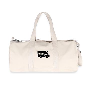 Caravane Camping Camping Camper - Sac de sport en toile recyclée Stanley/Stella - blanc naturel - Devant