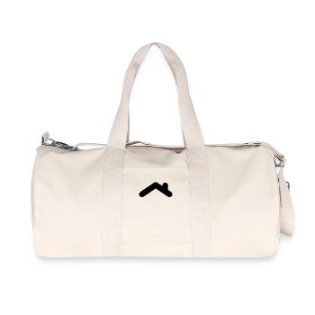 Toit - Sac de sport en toile recyclée Stanley/Stella - blanc naturel - Devant