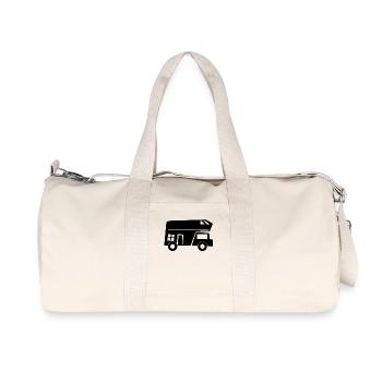 Camping camping-car camping-car - Sac de sport en toile recyclée Stanley/Stella - blanc naturel - Devant