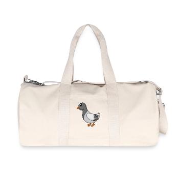 Colombe - Sac de sport en toile recyclée Stanley/Stella - blanc naturel - Devant