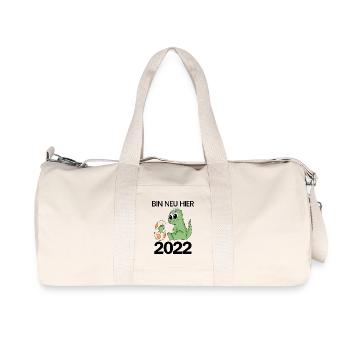 Baby Geburt 2022 - Recycelte Canvas-Sporttasche von Stanley/Stella - Naturweiß - Vorne