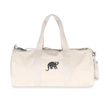 Marmosets Monkey - Recycled Canvas Sports Bag by Stanley/Stella - natural - Front