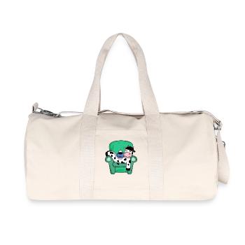Kuh - Recycelte Canvas-Sporttasche von Stanley/Stella - Naturweiß - Vorne
