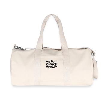 Bébé 2023 - Nouveau-né 2023 Cadeau bébé - Sac de sport en toile recyclée Stanley/Stella - blanc naturel - Devant