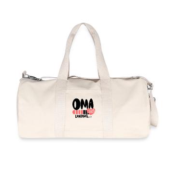 Oma 2023 - Werdende Oma - Recycelte Canvas-Sporttasche von Stanley/Stella - Naturweiß - Vorne