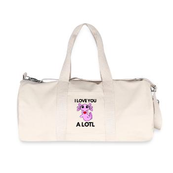 Axolotl - Sac de sport en toile recyclée Stanley/Stella - blanc naturel - Devant