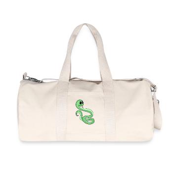 Schlange - Recycelte Canvas-Sporttasche von Stanley/Stella - Naturweiß - Vorne