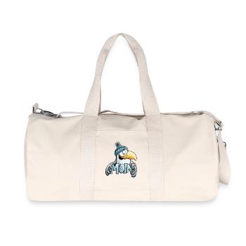 Moin Möwe I Nordsee I Norddeutsch - Recycelte Canvas-Sporttasche von Stanley/Stella - Naturweiß - Vorne