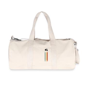 Cyclomoteur Mobylette Rider Retro Vintage - Sac de sport en toile recyclée Stanley/Stella - blanc naturel - Devant