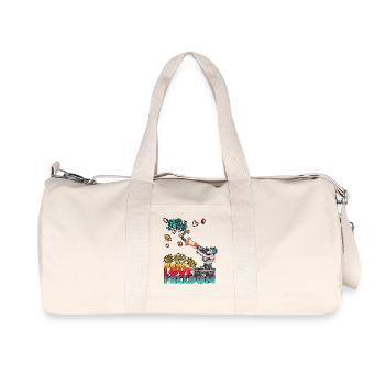 Cool - Recycelte Canvas-Sporttasche von Stanley/Stella - Naturweiß - Vorne