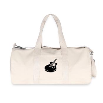 Guitare Graphique Guitariste Guitariste Guitariste Musicien - Sac de sport en toile recyclée Stanley/Stella - blanc naturel - Devant