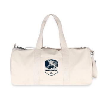 Rostock - Recycelte Canvas-Sporttasche von Stanley/Stella - Naturweiß - Vorne