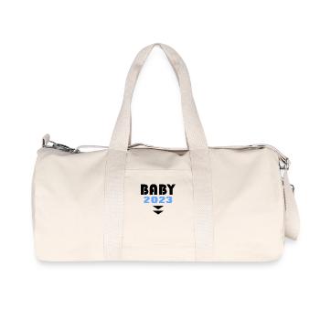 Bébé 2023 Garçon - Sac de sport en toile recyclée Stanley/Stella - blanc naturel - Devant