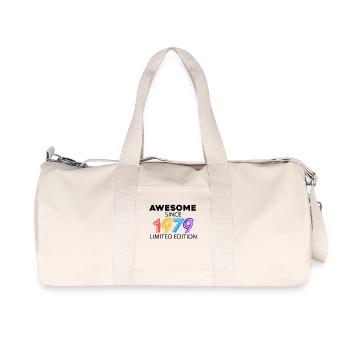 Fantastic since 1979 - born in 1979 - Recycled Canvas Sports Bag by Stanley/Stella - natural - Front