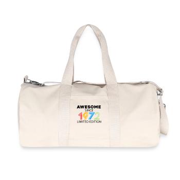 Fantastic since 1972 - born in 1972 - Recycled Canvas Sports Bag by Stanley/Stella - natural - Front