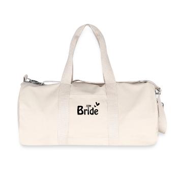 Équipe Mariage Mariage Mariage Bachelor - Sac de sport en toile recyclée Stanley/Stella - blanc naturel - Devant