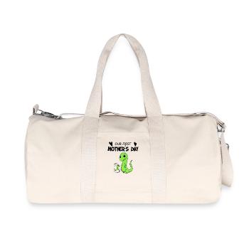 Cadeau de fête des mères - Notre première fête des mères - Sac de sport en toile recyclée Stanley/Stella - blanc naturel - Devant