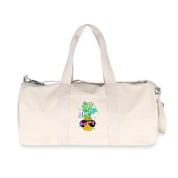 ananas frais Aloha - Sac de sport en toile recyclée Stanley/Stella - blanc naturel - Devant