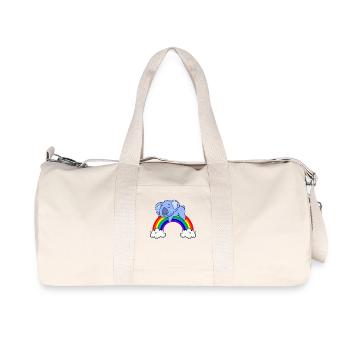 Koala arc-en-ciel - Sac de sport en toile recyclée Stanley/Stella - blanc naturel - Devant