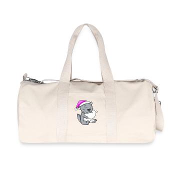 Katze Katzenrasse Britisch Kurzhaar - Recycelte Canvas-Sporttasche von Stanley/Stella - Naturweiß - Vorne