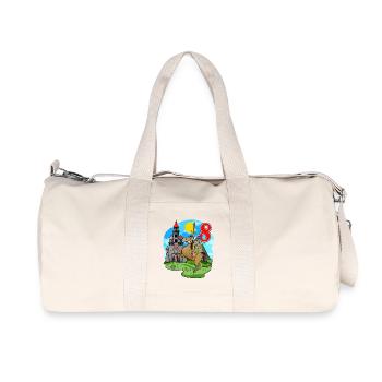 Knight 8th birthday 8 years Young gift - Recycled Canvas Sports Bag by Stanley/Stella - natural - Front