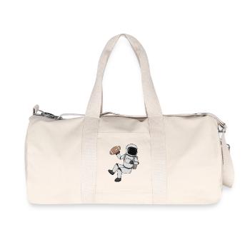 Astronaut American Football - Recycled Canvas Sports Bag by Stanley/Stella - natural - Front