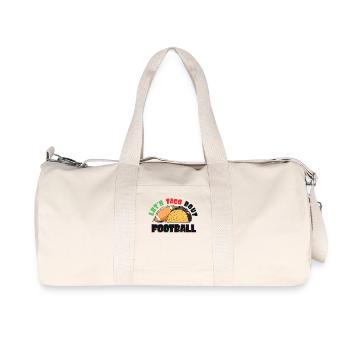 Taco Bout Football Match Day - Recycled Canvas Sports Bag by Stanley/Stella - natural - Front