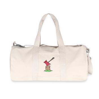 Axe Lumberjack - Recycled Canvas Sports Bag by Stanley/Stella - natural - Front