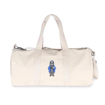 Sloth Doctor Veterinarian - Recycled Canvas Sports Bag by Stanley/Stella - natural - Front
