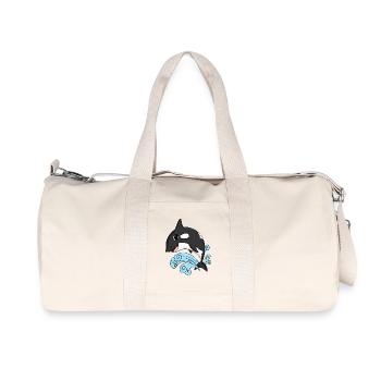 Killer whale - Recycled Canvas Sports Bag by Stanley/Stella - natural - Front