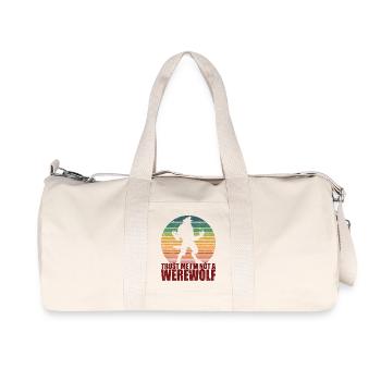Fun Scary Werewolf Retro Halloween Trick or Treat - Sac de sport en toile recyclée Stanley/Stella - blanc naturel - Devant