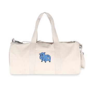 Hippo Ass - Hippopotamus Butt - Recycled Canvas Sports Bag by Stanley/Stella - natural - Front