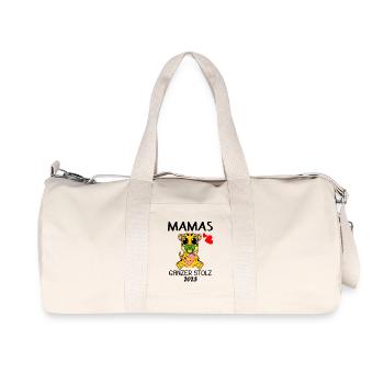 Baby 2023 - Geburt Schwanger 2023 - Baby Tochter - Recycelte Canvas-Sporttasche von Stanley/Stella - Naturweiß - Vorne
