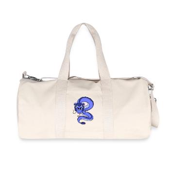 Drache - Recycelte Canvas-Sporttasche von Stanley/Stella - Naturweiß - Vorne