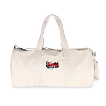 Feuerwehr Boot - Recycelte Canvas-Sporttasche von Stanley/Stella - Naturweiß - Vorne