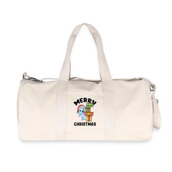 Joyeux Noël Koala - Sac de sport en toile recyclée Stanley/Stella - blanc naturel - Devant