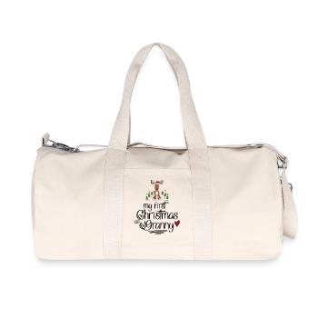 Funny gifts for Granny for Christmas - Recycled Canvas Sports Bag by Stanley/Stella - natural - Front