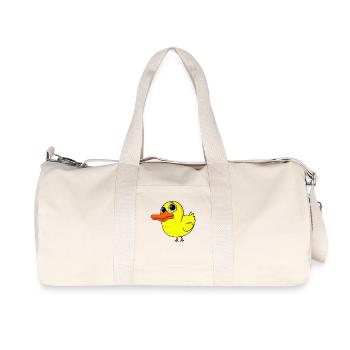 Canard - Sac de sport en toile recyclée Stanley/Stella - blanc naturel - Devant
