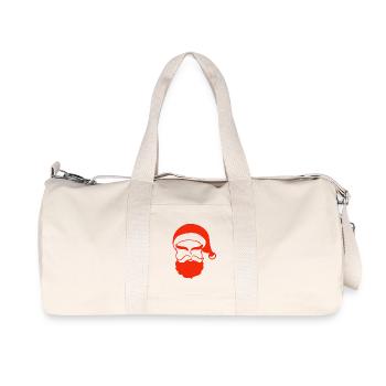 Weihnachten, Weihnachten, Weihnachten, Weihnachten - Recycelte Canvas-Sporttasche von Stanley/Stella - Naturweiß - Vorne